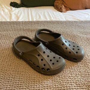 CROCS Men's Brown Slip-On Loafers